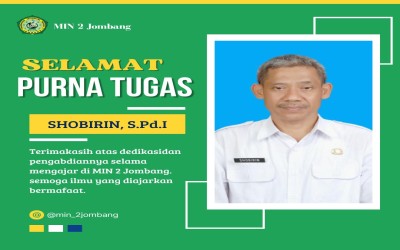 SELAMAT PURNA TUGAS BAPAK SHOBIRIN